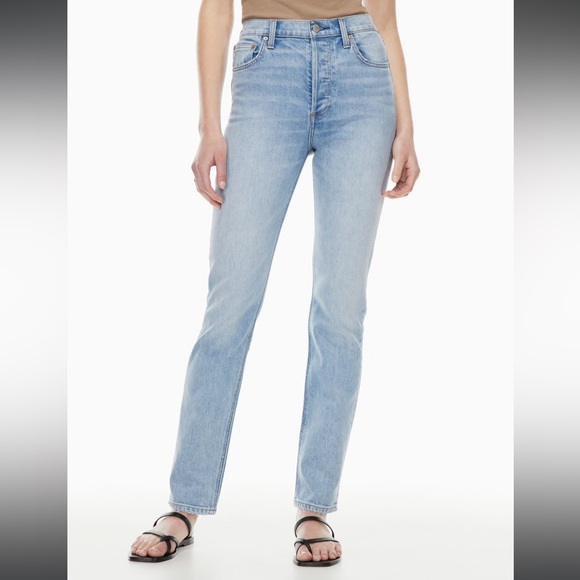 DENIM FORUM | Aritzia Yoko Hi Rise Slim | 27W/30L - Picture 5 of 12
